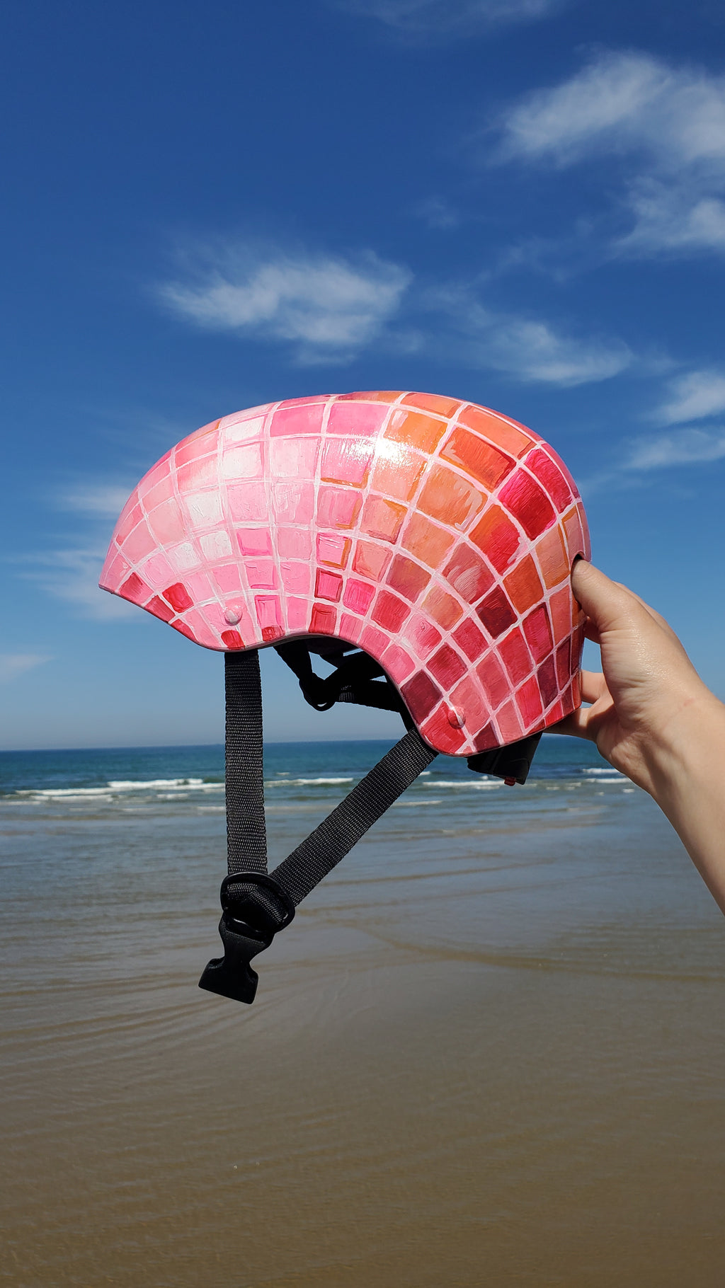 Disco Rider - Hand-painted Helmet