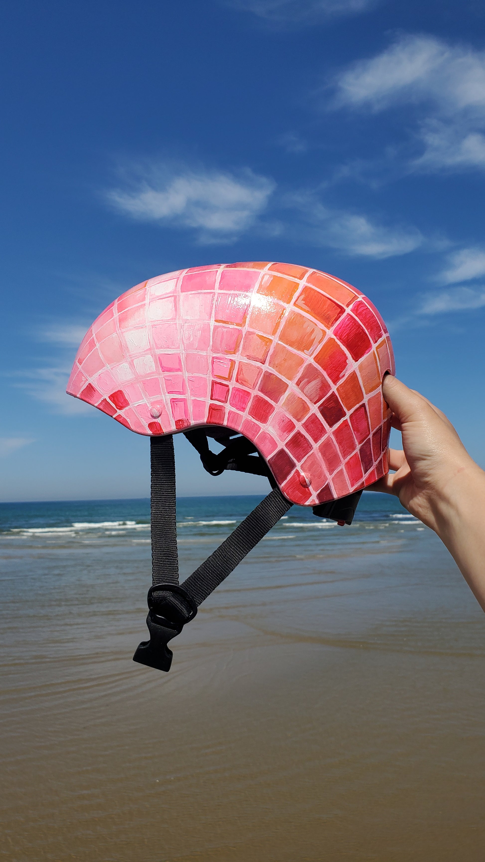 Disco Rider - Hand-painted Helmet