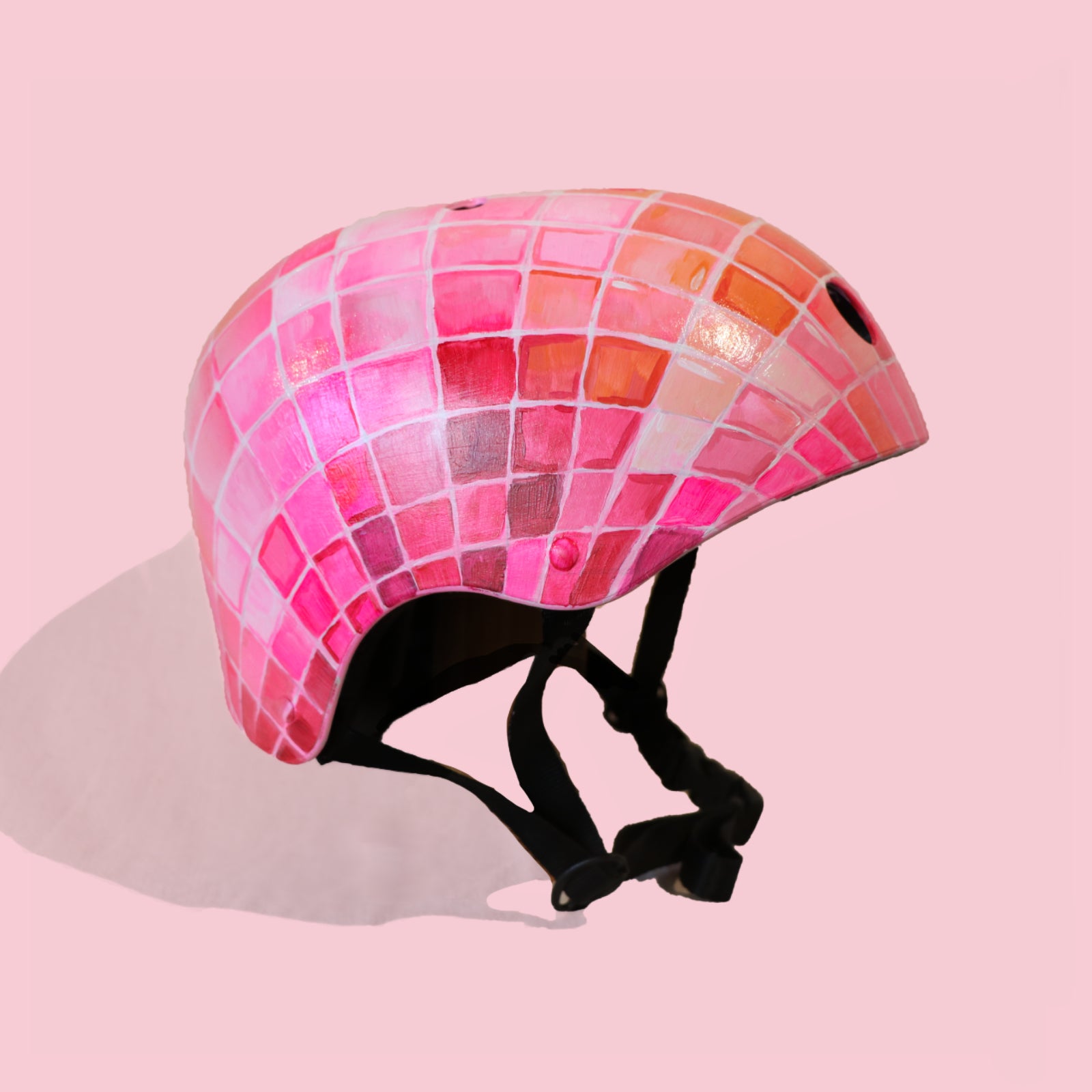 Disco Rider - Hand-painted Helmet
