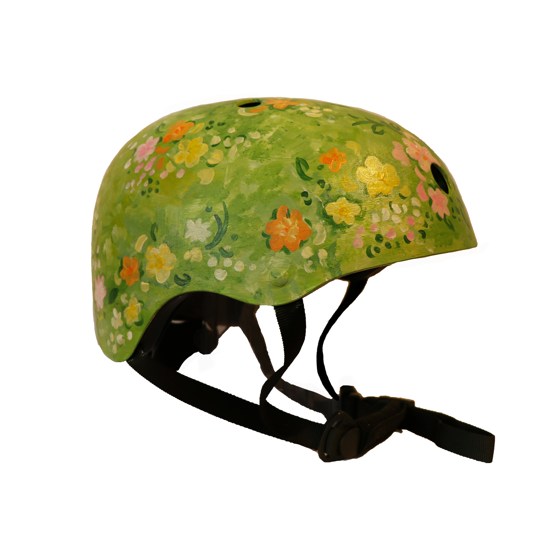 Wild flower Field - Hand-painted Helmet
