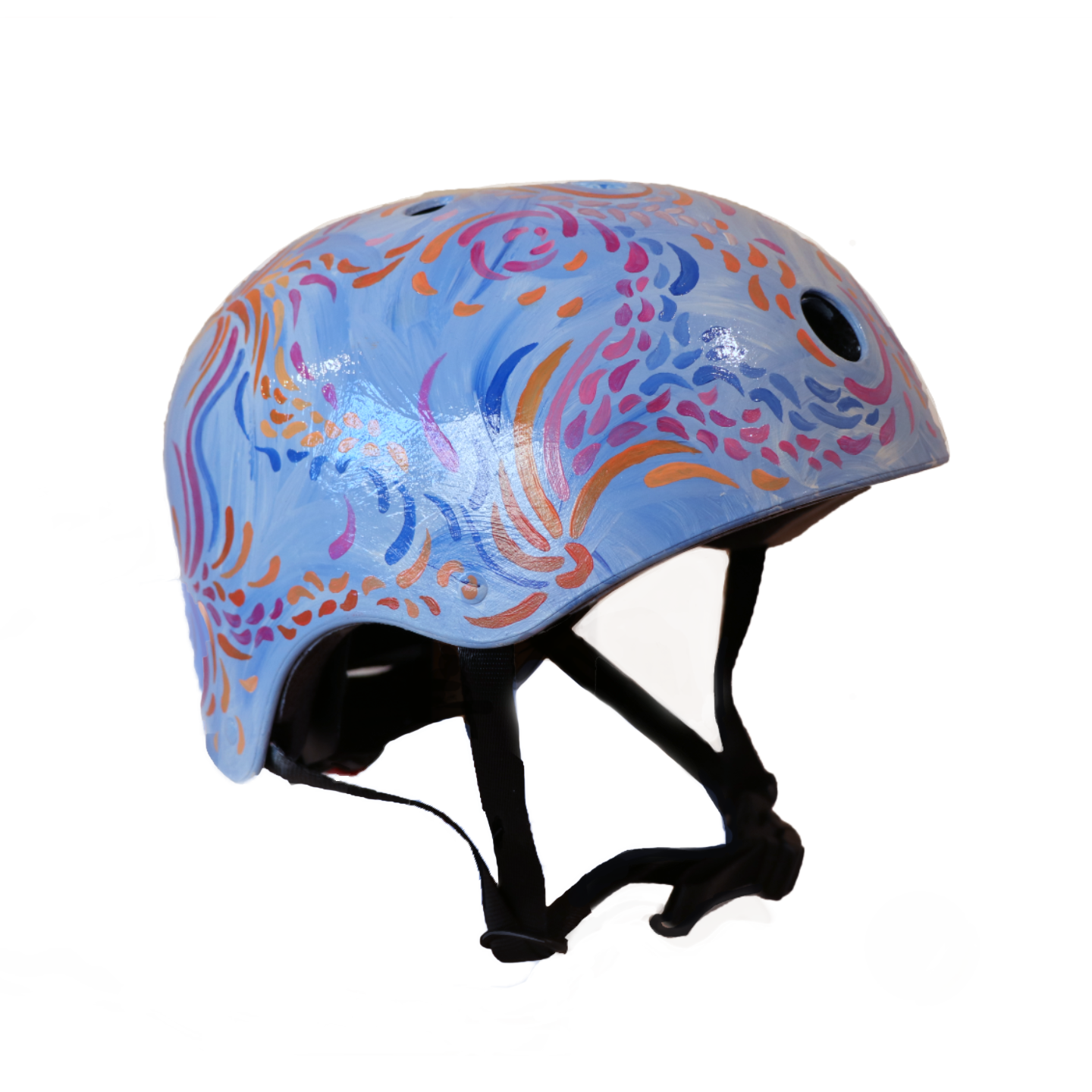 Swirly Magic - Hand-painted Helmet