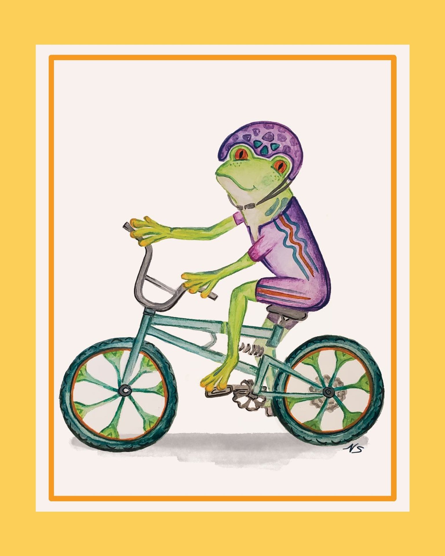 BMX Cyclist Froggie
