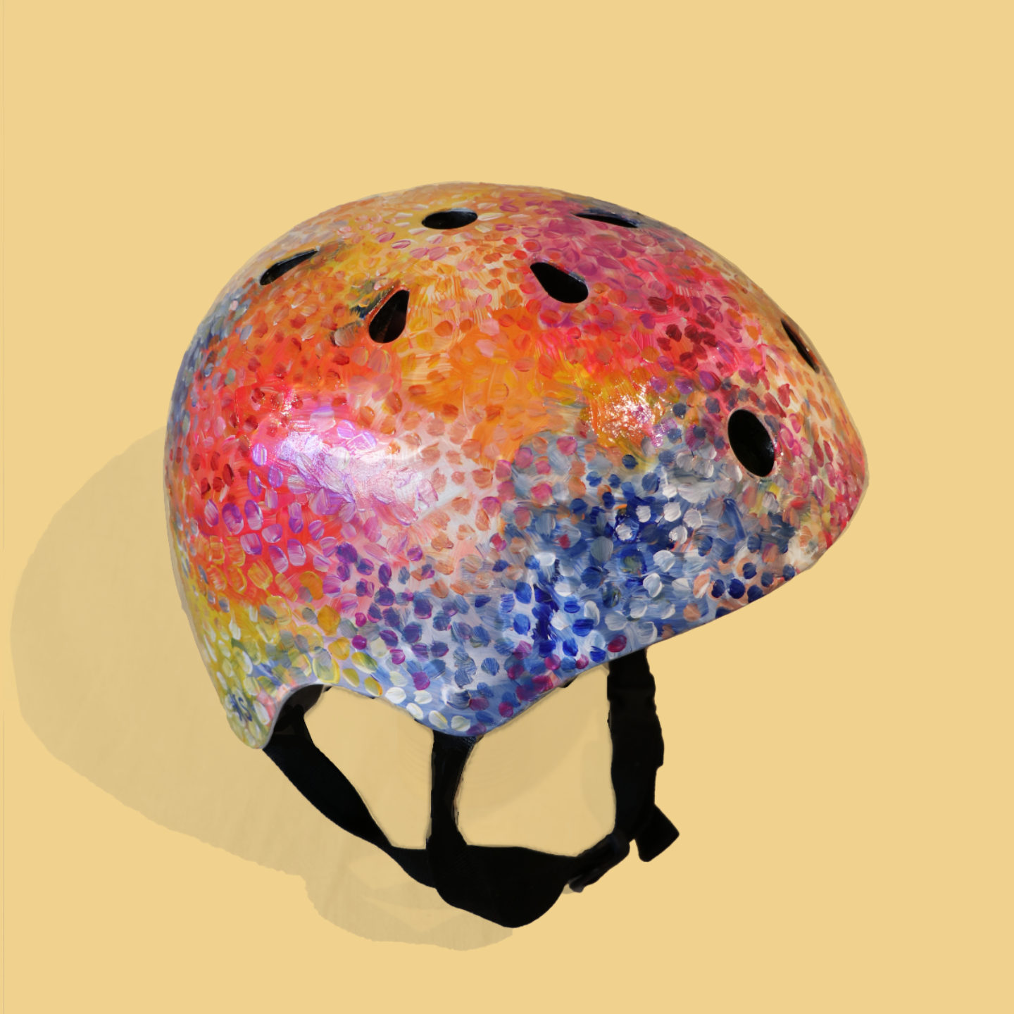Sunset Sprinkles - Hand-painted Helmet