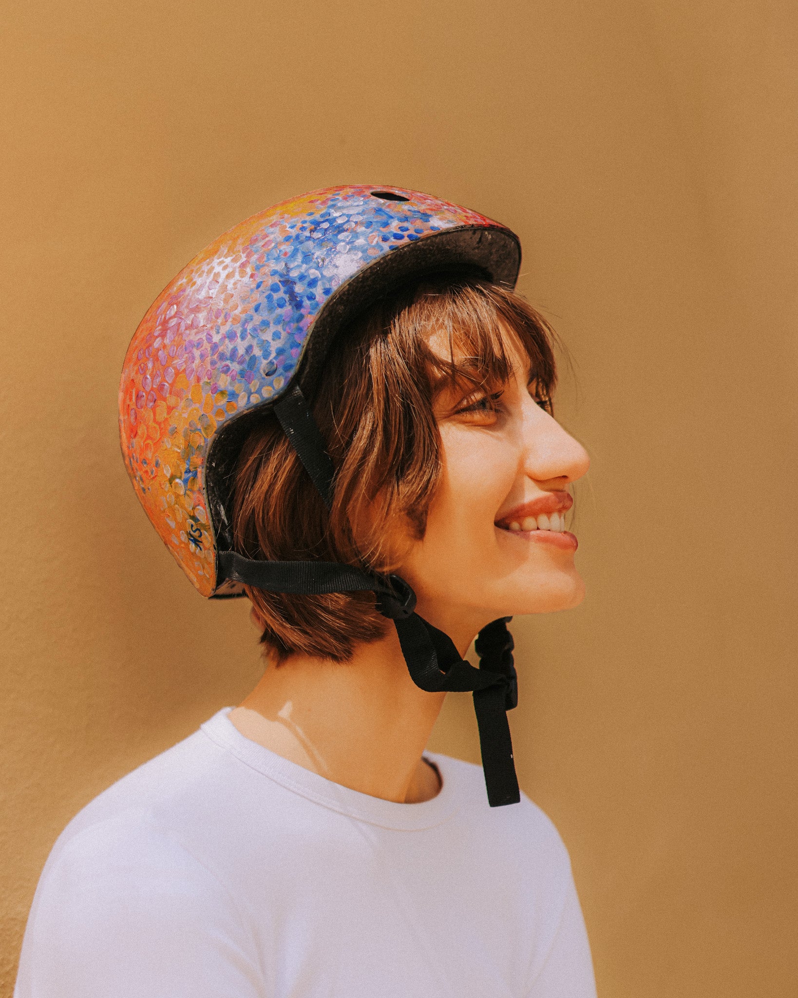 Sunset Sprinkles - Hand-painted Helmet